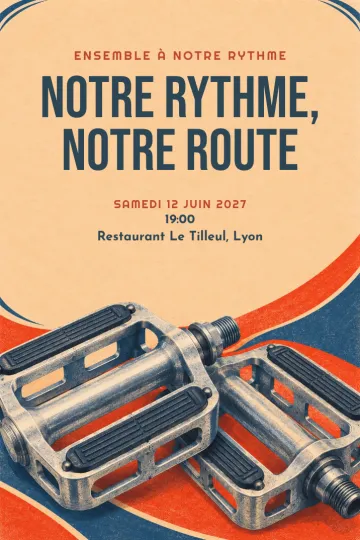 Invitation avec le modèle Ensemble à notre rythme