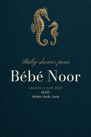 Invitation avec le modèle Flotter ensemble