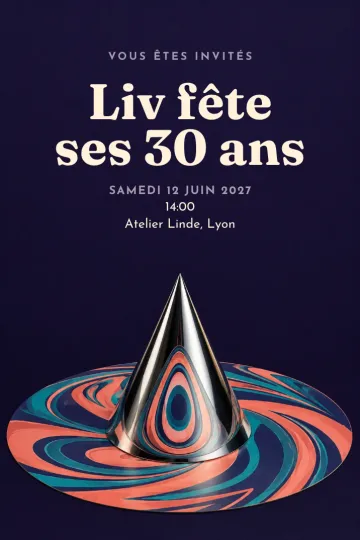 Invitation avec le modèle Vois autrement