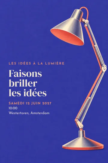 Invitation avec le modèle Les idées à la lumière