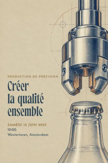 Invitation avec le modèle Production précise