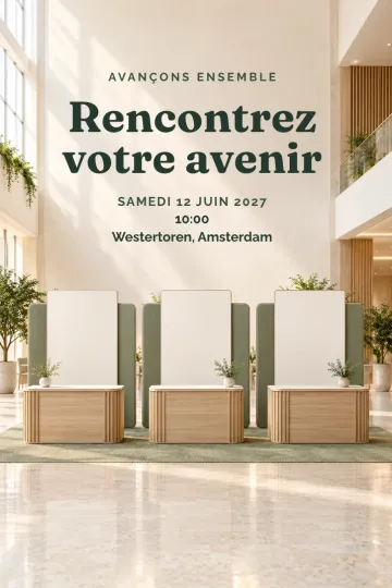 Invitation avec le modèle De nouvelles chances