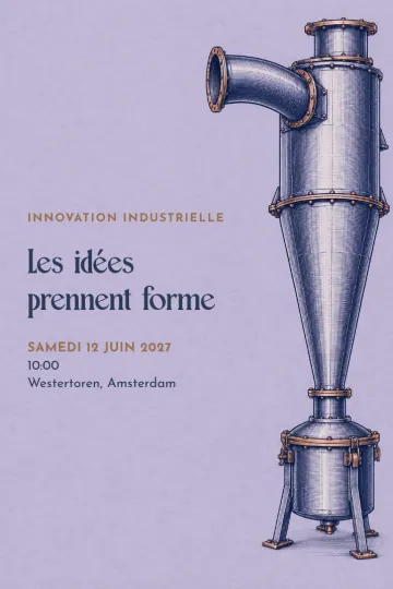 Invitation avec le modèle Innovation industrielle