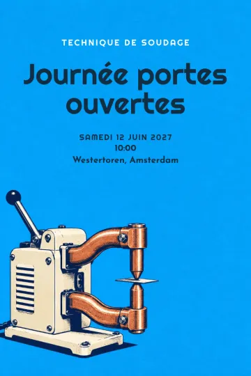 Invitation avec le modèle Technique de soudage