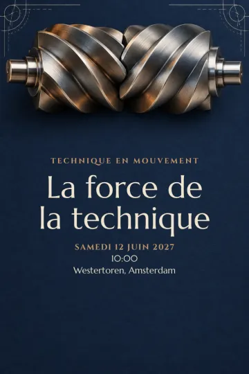 Invitation avec le modèle Technique en mouvement
