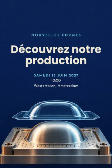 Invitation avec le modèle Nouvelles formes