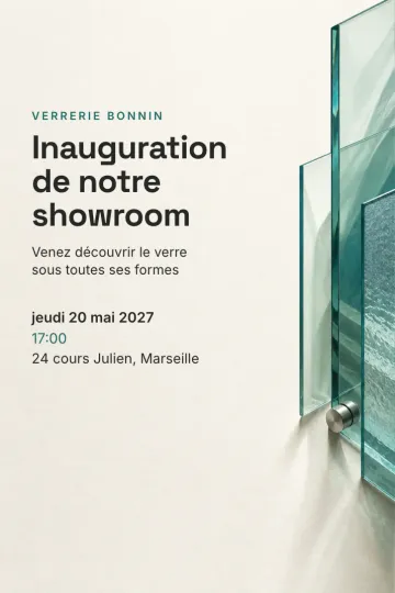 Invitation Soirée d’entreprise, modèle Verre et lumière