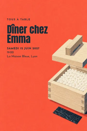 Invitation avec le modèle Le riz prend forme