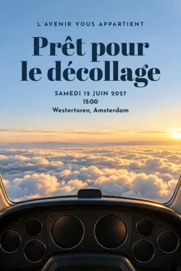 Invitation avec le modèle Au-delà de l'horizon