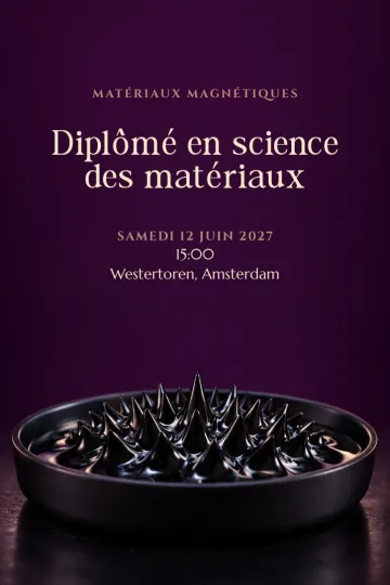 Invitation avec le modèle Matériaux magnétiques