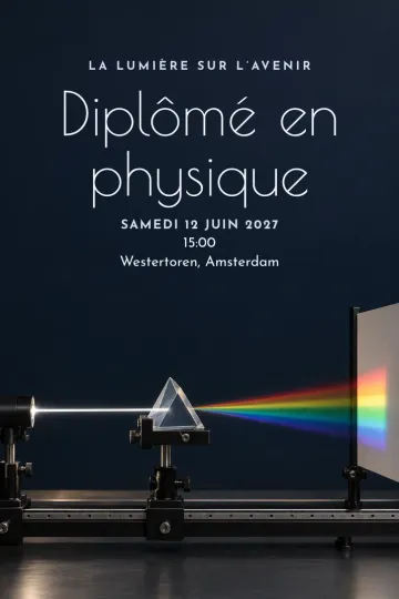 Invitation avec le modèle La lumière sur l'avenir