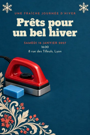 Invitation avec le modèle Une fraîche journée d’hiver