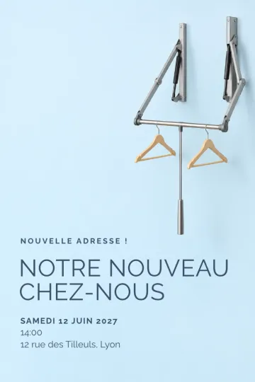 Invitation avec le modèle L’espace à portée de main