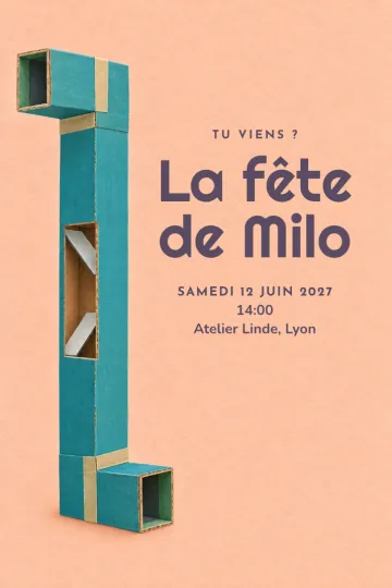 Invitation avec le modèle Regarder au coin