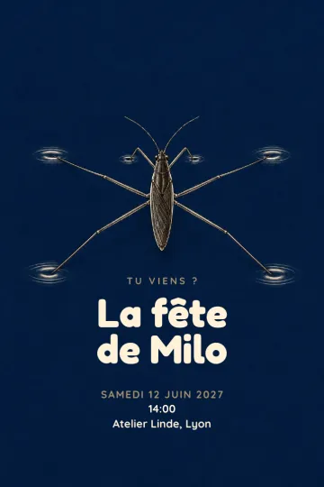 Invitation avec le modèle Marcher sur l’eau