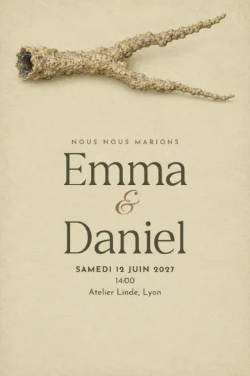 Invitation avec le modèle Un lien extraordinaire